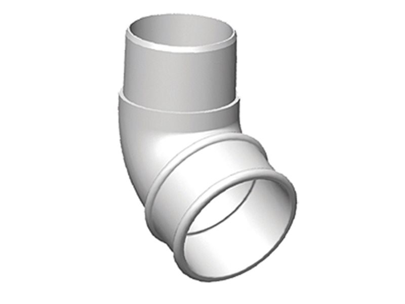 Gutter Drain Pipe 112° Offset Bend Round