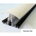 PVC Capped Rafter Bar 10mm, 16mm & 25mm - White & Brown