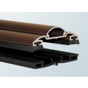 50mm Aluminium Capped Rafter Bar - White & Brown