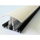 PVC capped rafter bar - white