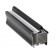 Self Support system eaves beam showing bars and gutters: Black