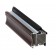 Self Support system eaves beam showing bars and gutters: Rosewood
